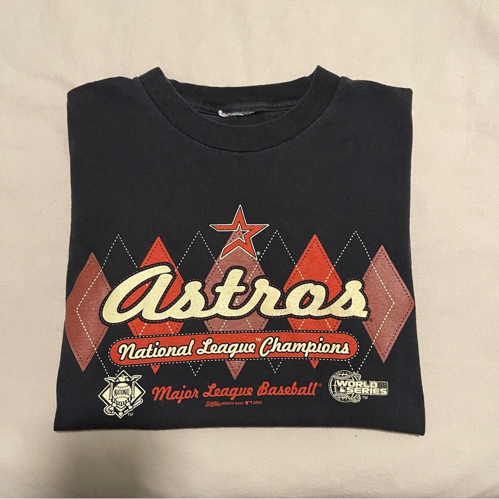 Vintage Astros Black T-Shirt